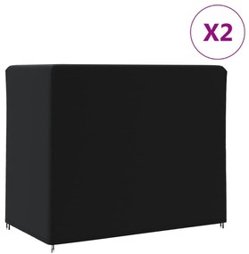 Coperture Altalene Da Giardino 2pz 220x135x170 Cm 420d Oxford /