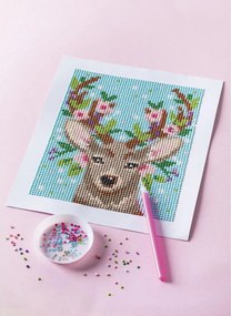 Atelier per bambini maxi - Pittura con strass - Cervo