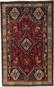 Shiraz Tappeto persiano 160 x 260 Rosso (Iran) Annodato A Mano