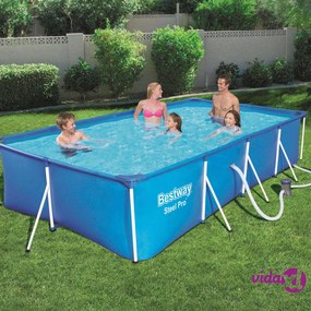Bestway Steel Pro Set Piscina Rettangolare 400x211x81 cm 56424