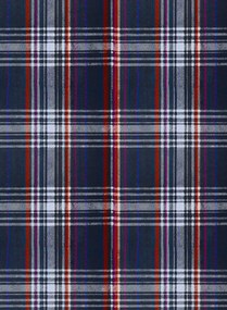 MINDTHEGAP Tapete Seaport Plaid - Navy Blue