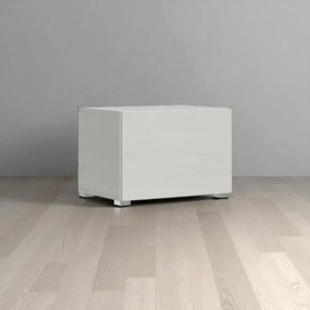 Base ribalta con piedini 60x40 Isoka Bianco Frassino