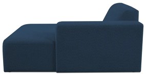 Modulo divano in bouclé blu scuro (angolo destro) Roxy - Scandic
