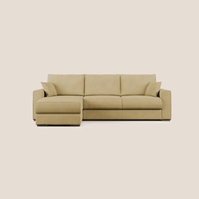 Dream Divano letto angolare in microfibra effetto pelle smacchiabile T15