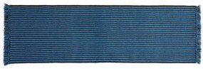 HAY - Stripes and Stripes Wool Rug 200x60 Blue HAY