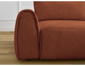 Divano angolare arancione Aden – Bobochic Paris