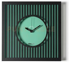 Orologio da parete elegante tiffany piccolo nero,verde acqua