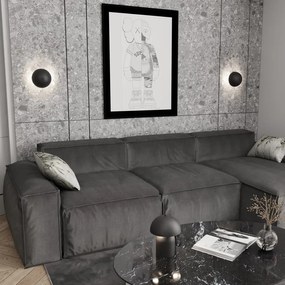 Applique da Parete in Acciaio MUSH K2 da interno 2xG9