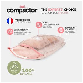 Sacchetti per il vuoto in set da 2 pezzi Premium Valve S - Compactor