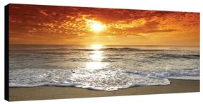 Stampa su tela Glitter Wow Sunset, multicolore 145 x 75 cm