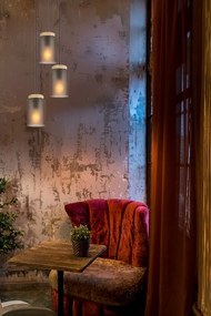 Lampada  APP1811-3CPR Frosted Grey