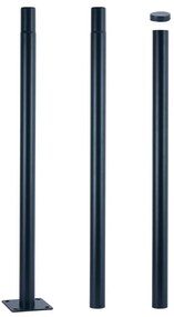Brilagi - Palo in metallo per illuminazione esterna URBAN 3 m palo antracite