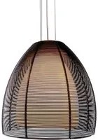 Pendente lampada campana LED lampadario moderno E27 120cm luce tavolo 230V COLORE NERO