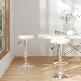 Sgabelli Da Bar 2 Pz Crema İn Similpelle /