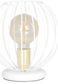 Lampade Da Scrivania Contemporaneo Omoikane Acciaio Bianco 1 Luce E27 Ip20