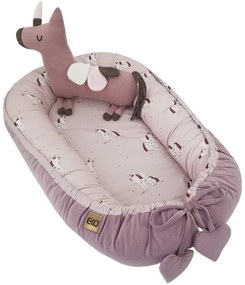 EKO - Cesto per bambini in cotone UNICORN 90x60 cm