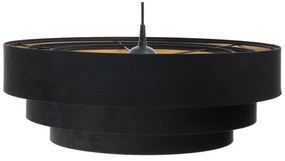 Lampadario su corda TRINITI 1xE27/60W/230V nero/oro