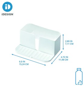 Porta detersivi bianco in plastica riciclata Eco System - iDesign