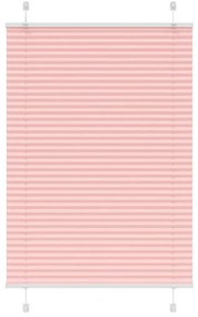 Tenda Plissettata Rosa 90x150 Cm Larghezza Tessuto 89,4 Cm /