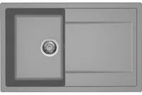 Lavello Elleci Incasso 1 vasca 79x50 Life 300 Granitek Grigio Cemento LG230048