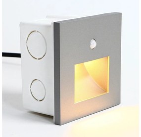 Emithor 70416 - Lampada LED per scale con sensore SUNNY LED/1W/230V grigio
