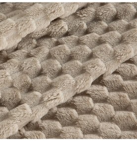 Coperta Cindy6 con effetto 3D beige