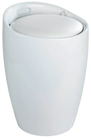 Cesta porta biancheria in abs bianco WENKO Candy 50 l