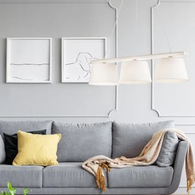 Lampadario a sospensione AIDA 3xE27/60W/230V su cavo