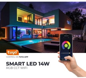 Lampadina LED RGB Smart dimmerabile E27/9,5W/230V 2700-6500K Wi-Fi Tuya