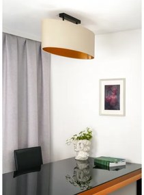 Duolla - Lampadario a plafone OVAL VEGAN 2xE27/15W/230V color crema