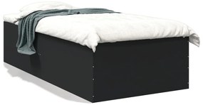 Giroletto Nero 90x190 Cm İn Legno Multistrato /