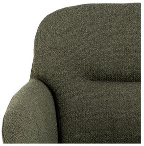 Sedia da pranzo color kaki in imbottito con braccioli Dora – Actona