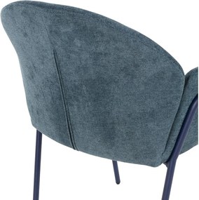 Set di sedie da pranzo blu in imbottito 2 pz Aslin – MOME