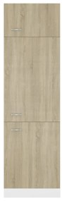 Armadio per frigo rovere sonoma 60x57x207 cm in truciolato