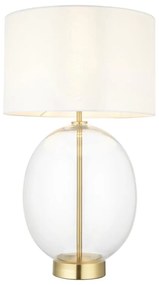Endon 99292 - Lampada da tavolo dimmerabile KELDA 1xE27/10W/230V crema/oro