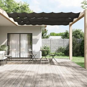 Paravento Verticale Antracite 100x420 Cm İn Tessuto Oxford /