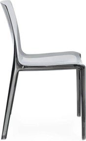 Sedia da esterno grigia in plastica Adele – Bizzotto