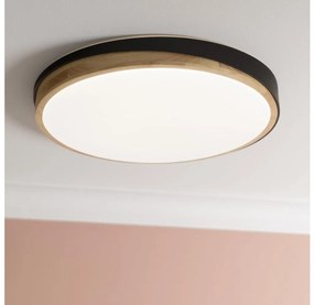 Brilliant - Plafoniera LED dimmerabile BAARLO LED/36W/230V diametro 50 cm nero + +TC