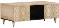 Tavolino da Salotto 100x54x40 cm in Legno Massello di Mango 358260