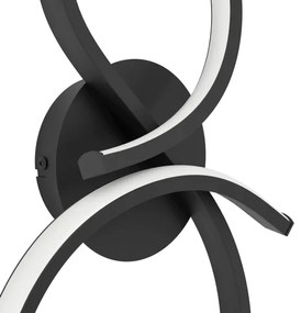 Eglo 901268 - Applique a LED SERPINS LED/11,4W/230V 3000K nero