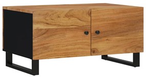 Tavolino da Soggiorno 80x50x40 cm Massello Acacia e Multistrato