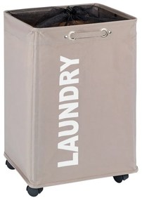 Cesto portabiancheria color taupe , 79,2 l Quadro - Wenko