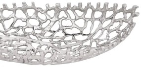 Eglo 427086 - SET 2x Vassoio decorativo KIMITSU 44/61 cm argento