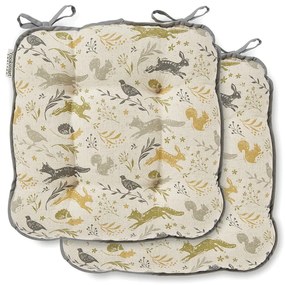 Cuscino di seduta in cotone Woodland - Cooksmart ®