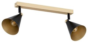 Argon 7147 - Faretto LUCINDA 2xE14/7W/230V nero/oro