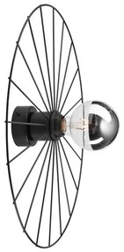 Applique MONTANA 1xE27/15W/230V diametro 45 cm nero