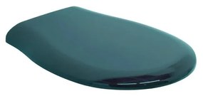 Copriwater SOFT irregolare dedicato per serie sanitari OLYMPIA CERAMICA con chiusura rallentata in abs verde lucido