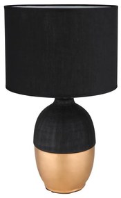 Globo 21627B - Lampada da tavolo VALENTINO 1xE14/40W/230V nero