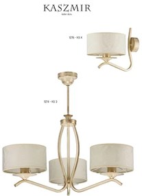 JUPITER 1274-KS3E - Lampadario su stelo KASZMIR 3xE27/60W