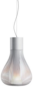 Flos Chasen Lampada a sospensione 48 cm a luce diffusa in vetro borosilicato e acciaio bianco